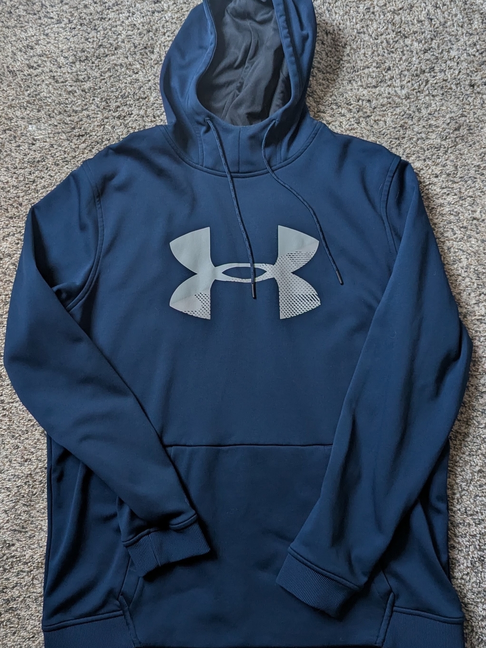Under Armour Navy Hoodie with Logo